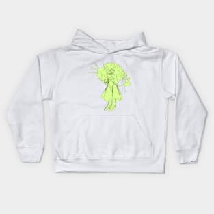 EXCITED JADE HARLEY Kids Hoodie